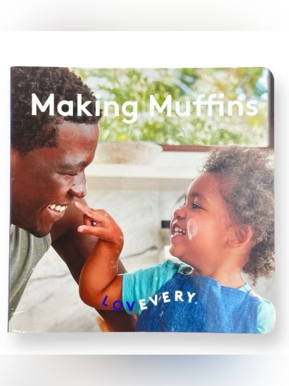 📖 3/$10 kids books Lovery Making Muffins Board Book - Blue